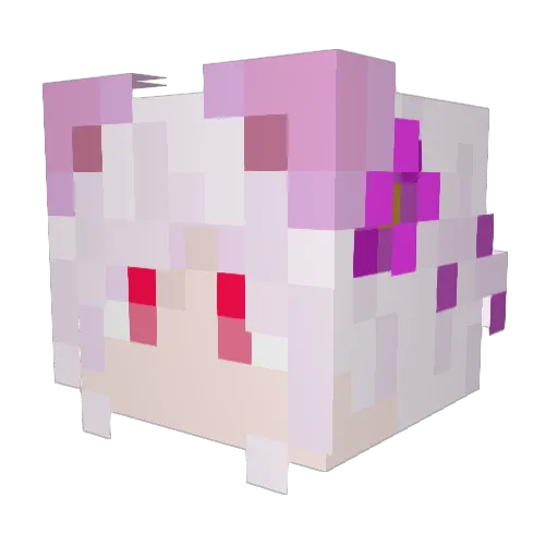 yuri8972 Minecraft avatar head, 3D render