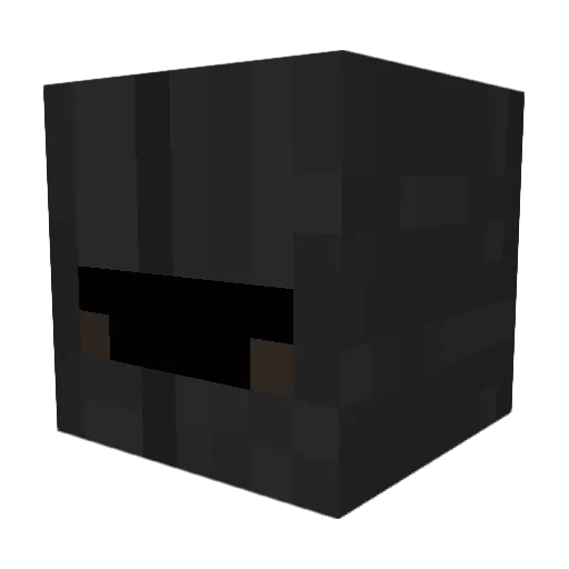 yurigan Minecraft avatar head, 3D render