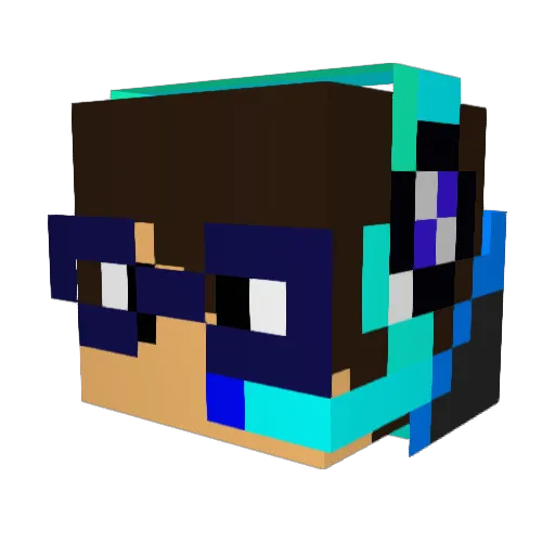 yurinn0202 Minecraft avatar head, 3D render