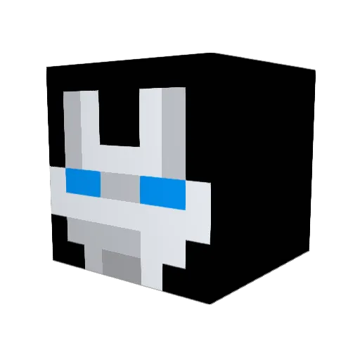 yuriq33 Minecraft avatar head, 3D render