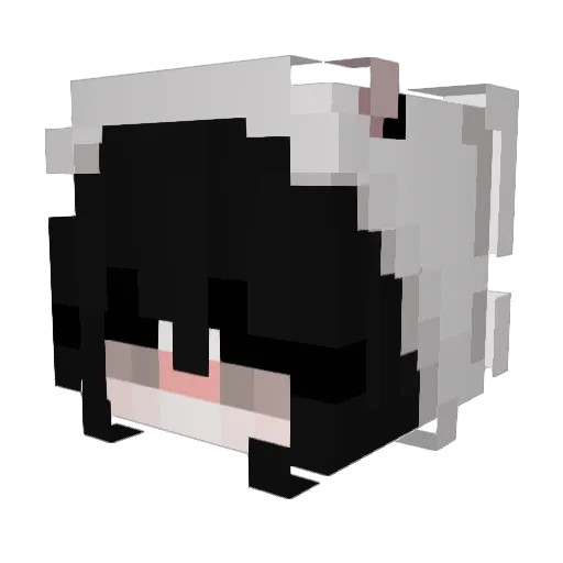 yurissun Minecraft avatar head, 3D render