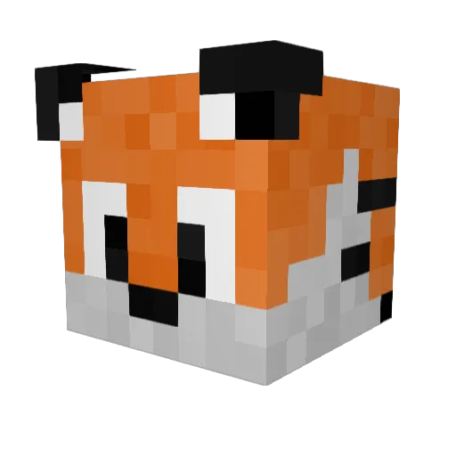yuritiger99 Minecraft avatar head, 3D render