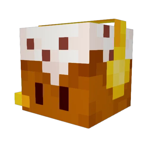 yurpio Minecraft avatar head, 3D render