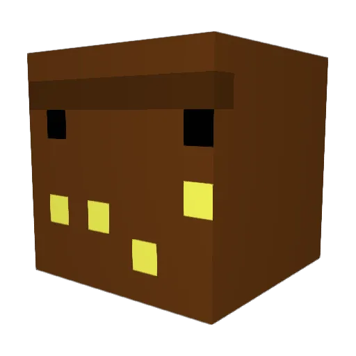 yurr233 Minecraft avatar head, 3D render