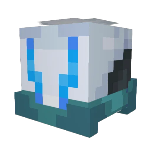 yurzzilla3000 Minecraft avatar head, 3D render