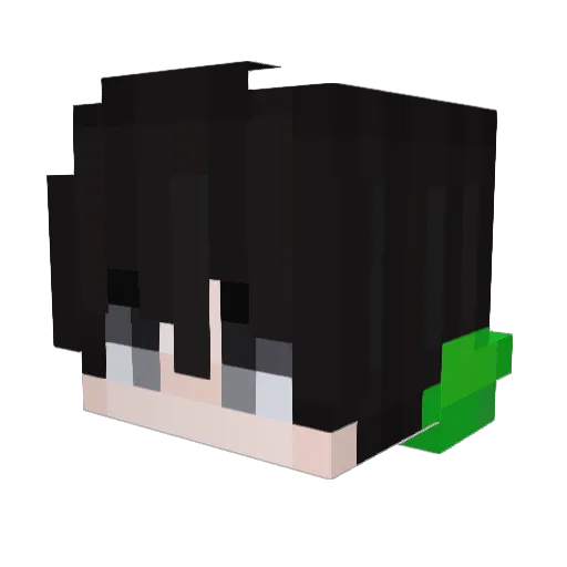 yus19 Minecraft avatar head, 3D render