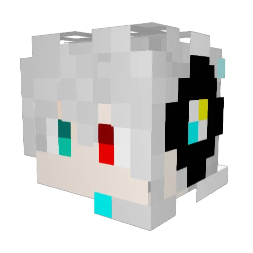 yushengi75 Minecraft avatar head, 3D render