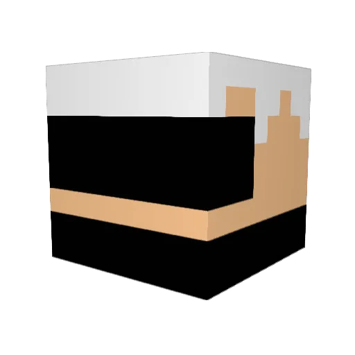 yushin0402 Minecraft avatar head, 3D render