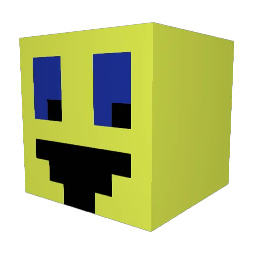 yusosad Minecraft avatar head, 3D render