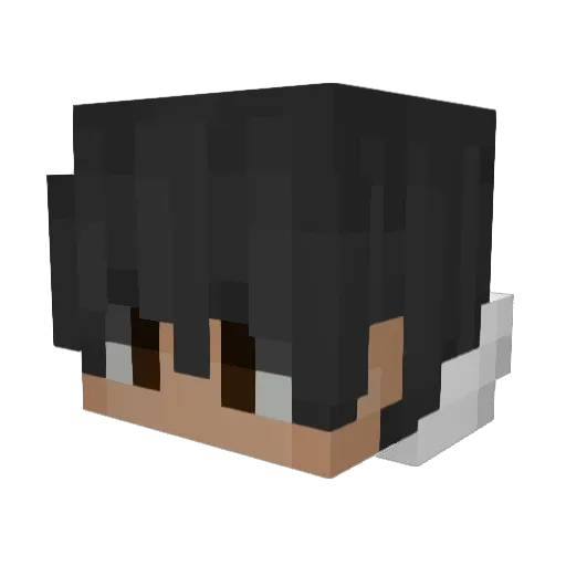 yusufb17 Minecraft avatar head, 3D render