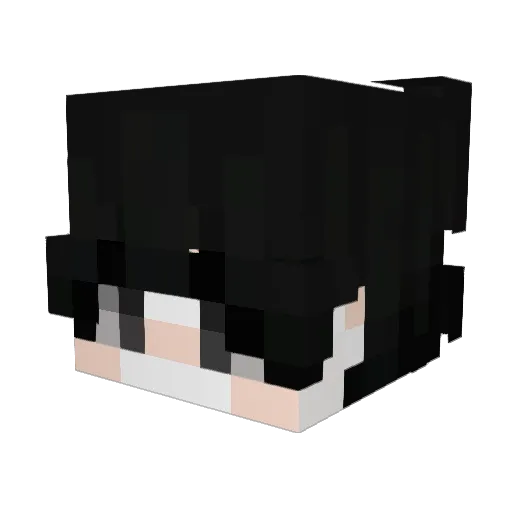 yusuna1 Minecraft avatar head, 3D render