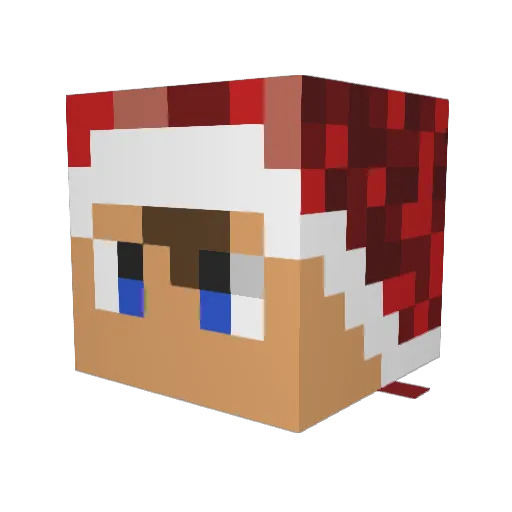 yuta1098 Minecraft avatar head, 3D render