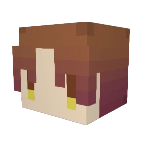 yutar041 Minecraft avatar head, 3D render