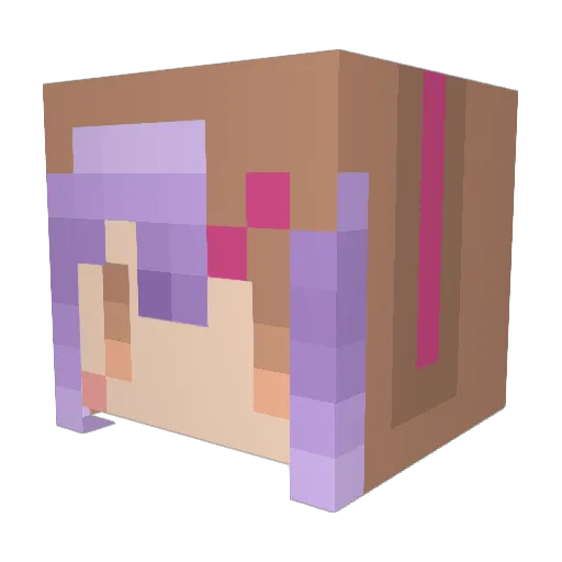 yuth93 Minecraft avatar head, 3D render