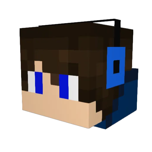 yuthman728 Minecraft avatar head, 3D render