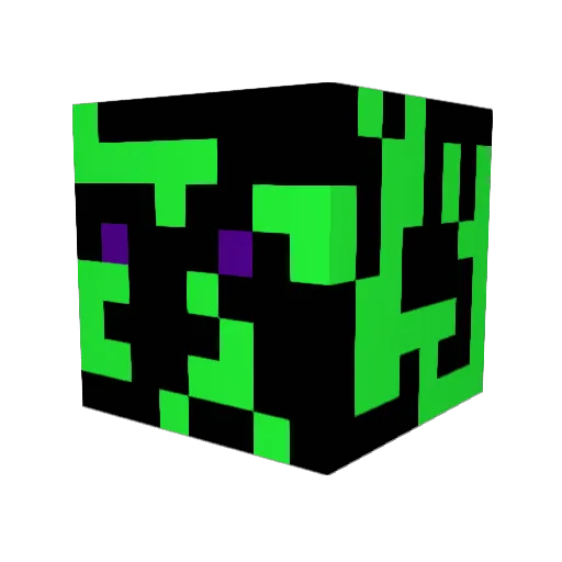 yutokameda Minecraft avatar head, 3D render