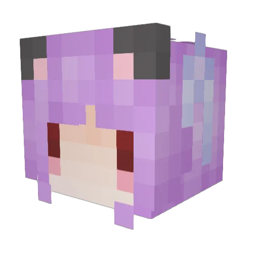 yutu520 Minecraft avatar head, 3D render