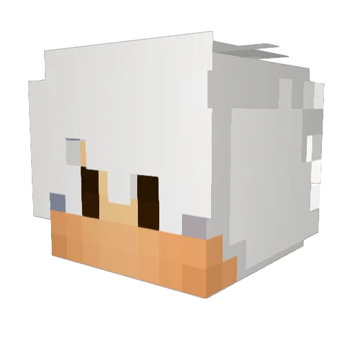 yuu0902 Minecraft avatar head, 3D render