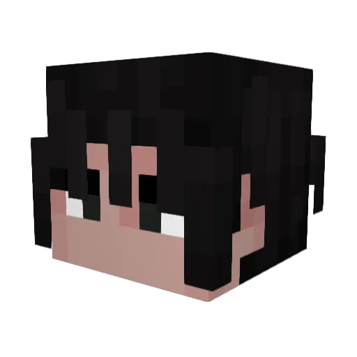 yuuechkaOwnsMe Minecraft avatar head, 3D render