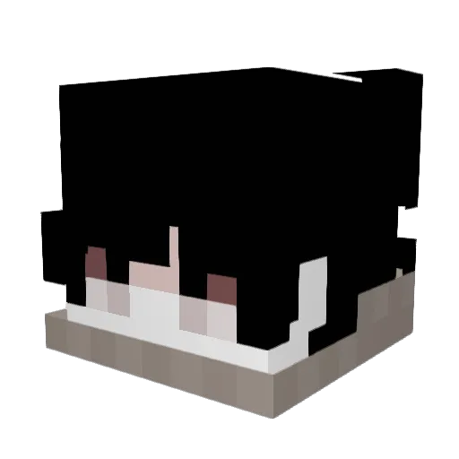 yuuer6397 Minecraft avatar head, 3D render