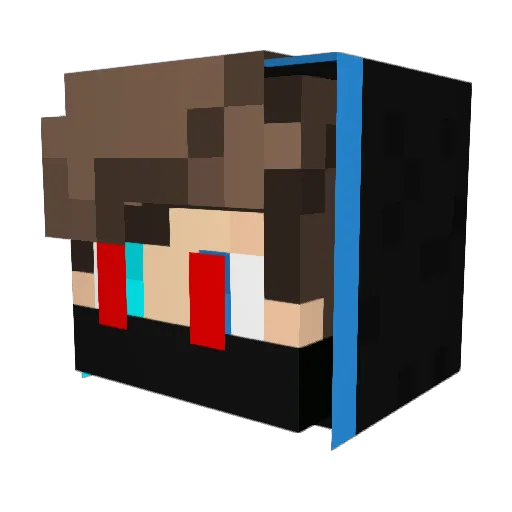 yuuhei513 Minecraft avatar head, 3D render