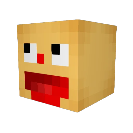 yuuki0526 Minecraft avatar head, 3D render