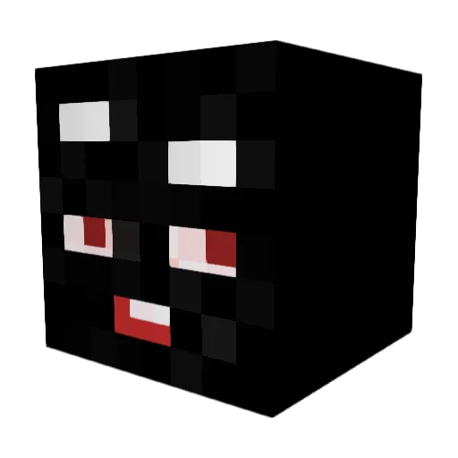 yuuki117 Minecraft avatar head, 3D render
