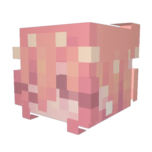 yuuki236 Minecraft avatar head, 3D render