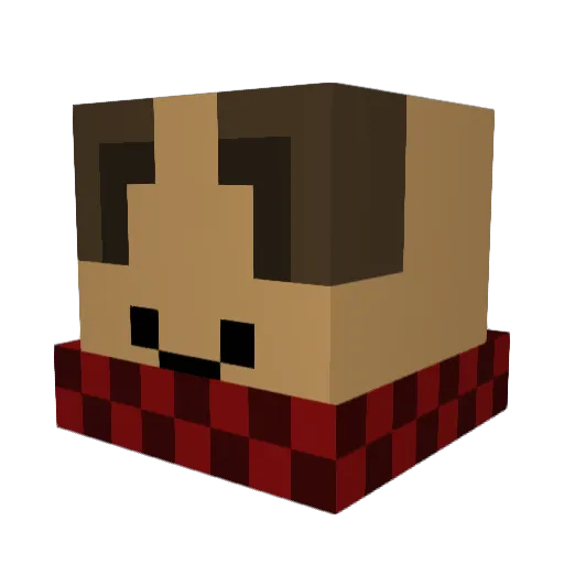 yuuki_eevee Minecraft avatar head, 3D render