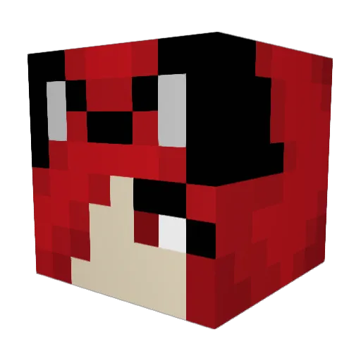 yuukitsune5 Minecraft avatar head, 3D render