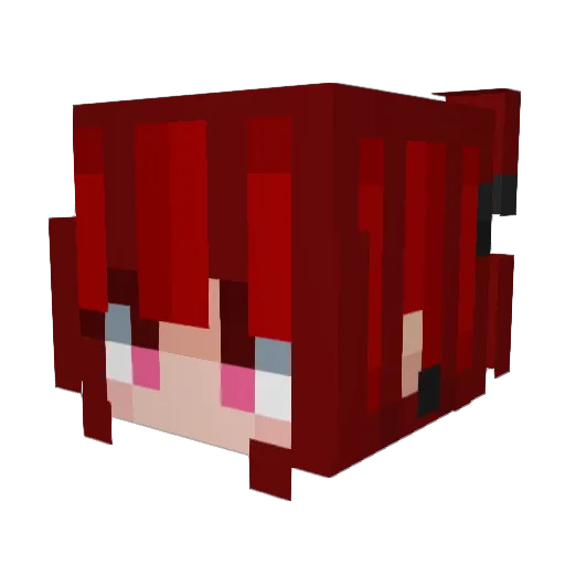 yuum1119 Minecraft avatar head, 3D render