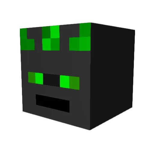 yuumaRIN Minecraft avatar head, 3D render