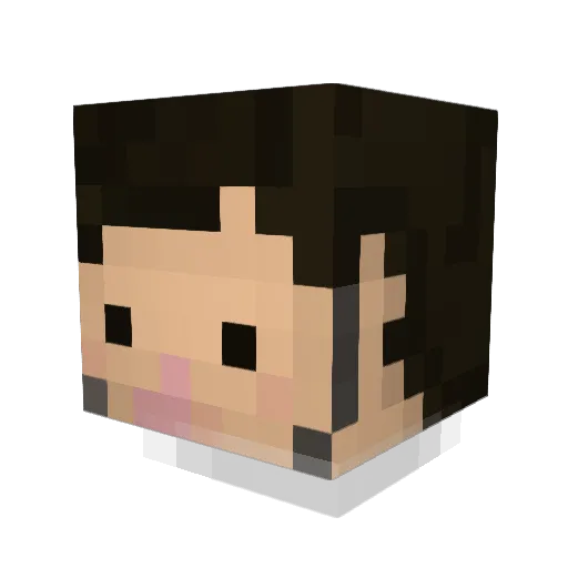 yuuto0213 Minecraft avatar head, 3D render