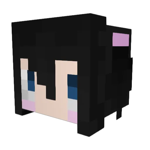 yuuu3417 Minecraft avatar head, 3D render