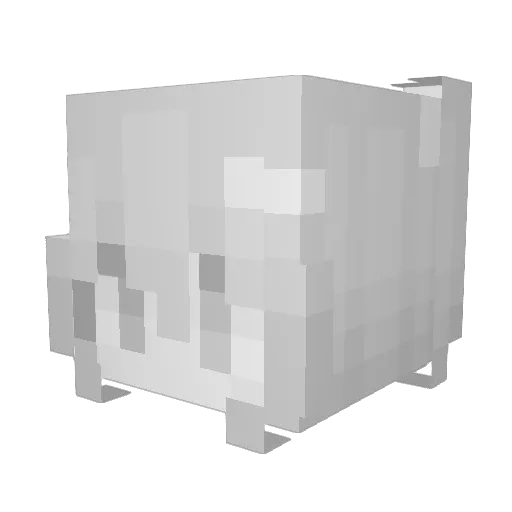 yuyan13 Minecraft avatar head, 3D render