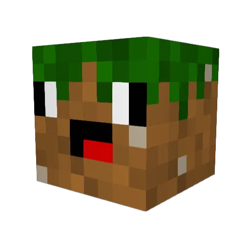 yuyu_hd Minecraft avatar head, 3D render