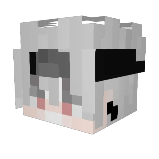 yuyuki0404 Minecraft avatar head, 3D render
