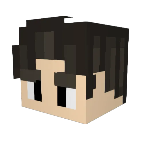 Minecraft-Avatar von yv6s: Kopf als 3D-Render