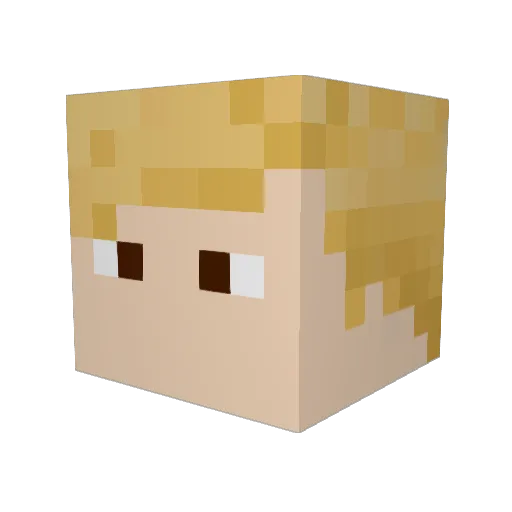 yveltal1756 Minecraft avatar head, 3D render