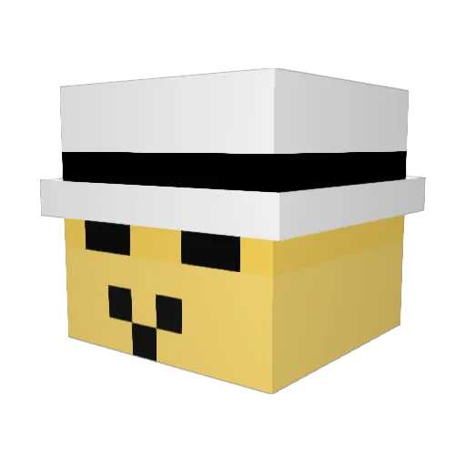 yvem Minecraft avatar head, 3D render