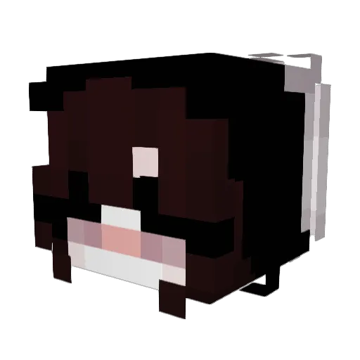 yvesntuall Minecraft avatar head, 3D render