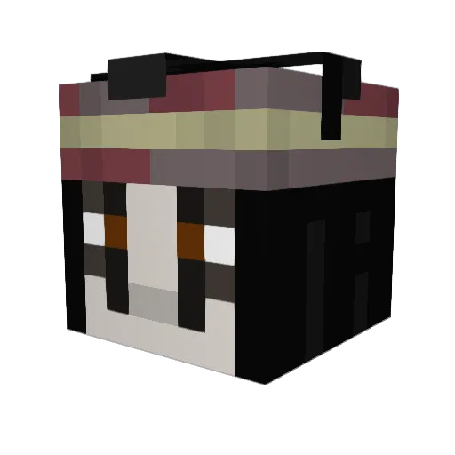 yvng_atticus Minecraft avatar head, 3D render