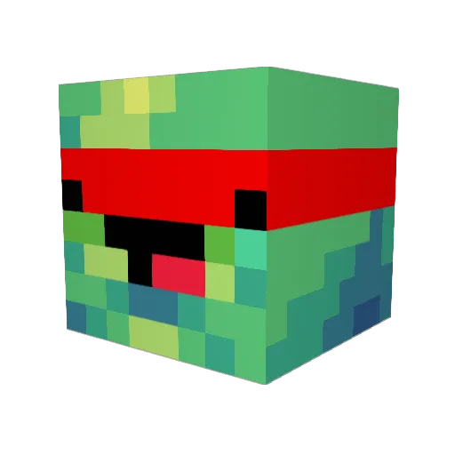 yvng_occh Minecraft avatar head, 3D render