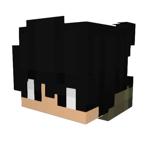 yvng_xdevekx Minecraft avatar head, 3D render