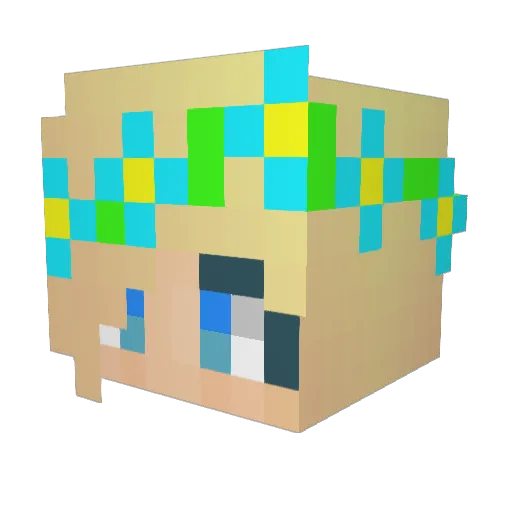 yvngariesALT3 Minecraft avatar head, 3D render