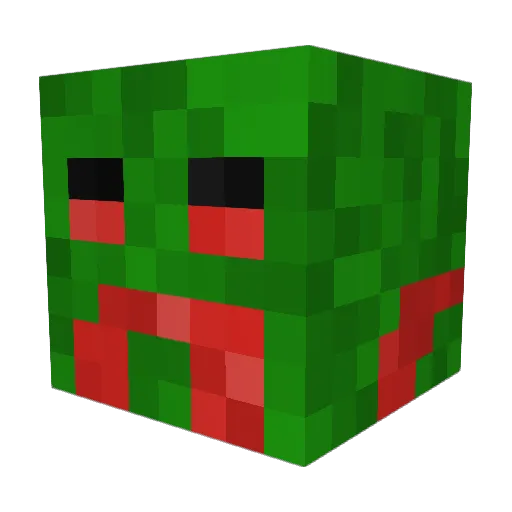 yvngnoodle Minecraft avatar head, 3D render