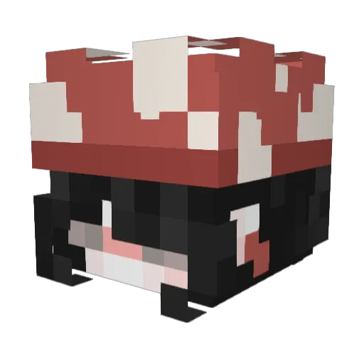 yvryim Minecraft avatar head, 3D render