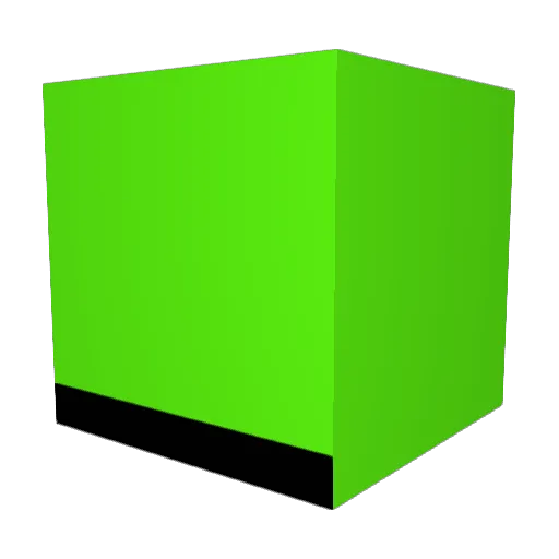 yvyvyv Minecraft avatar head, 3D render