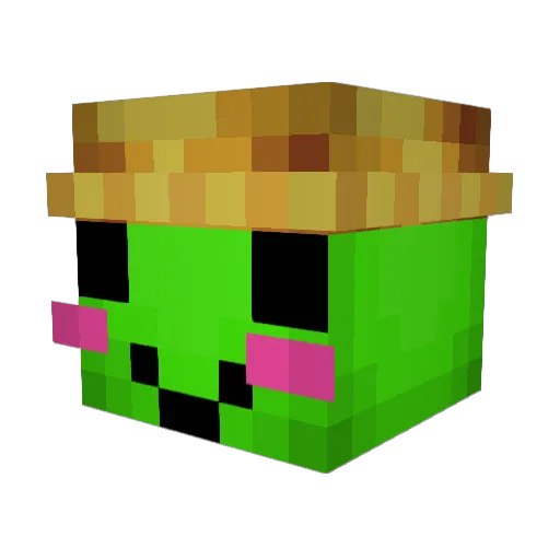 ywelchotki Minecraft avatar head, 3D render