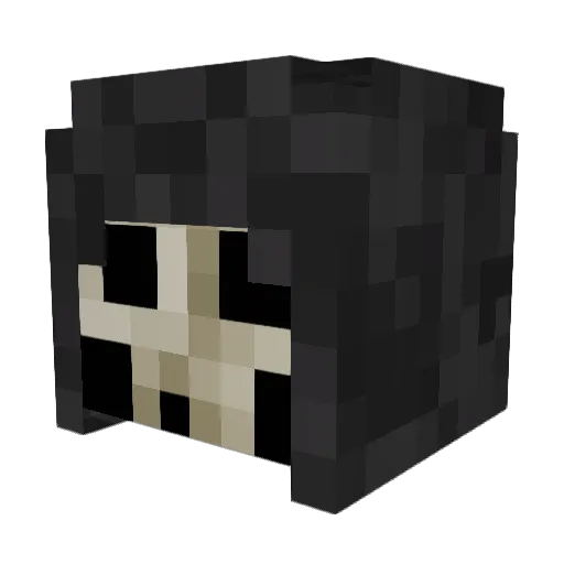 yxccom Minecraft avatar head, 3D render